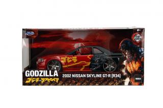 Nissan Skyline GT-R 2002 Godzilla  Jada 1:24